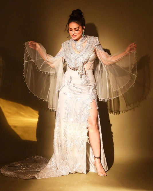 POWDER BLUE EGYPTIAN GOWN